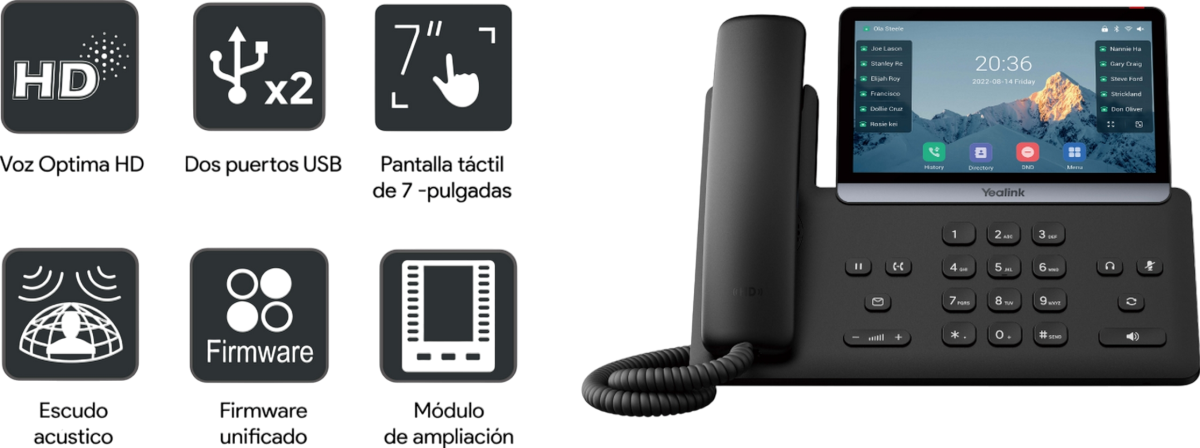 Yealink SIP-T77U Ultra Business IP Phone - MPN: 1301011