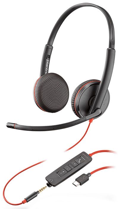 Auriculares binaurales Poly/Plantronics Blackwire 3225 USB-C