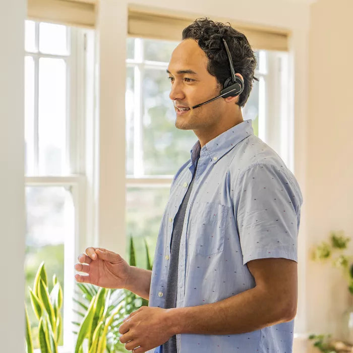 Poly Savi 8245 UC USB-A Convertible Wireless Headset, Certified for Microsoft MPN 77T36AA#ABA