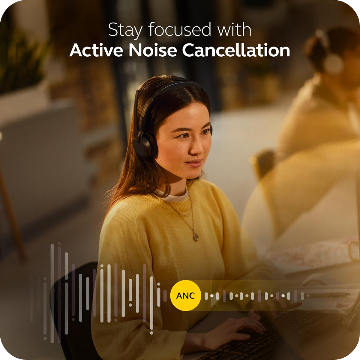 Jabra Evolve3 45 Stereo MS Headset USB-C - MPN: 34599-999-899