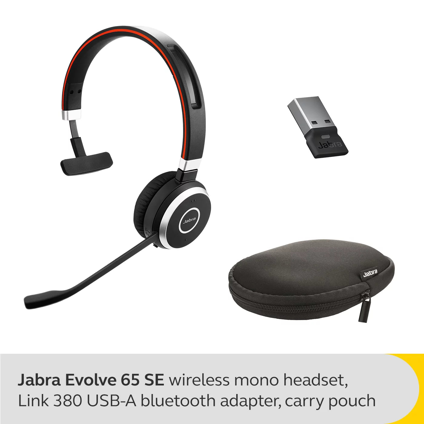 Jabra Evolve 65 SE Mono USB-A (UC) - MPN: 6593-839-409