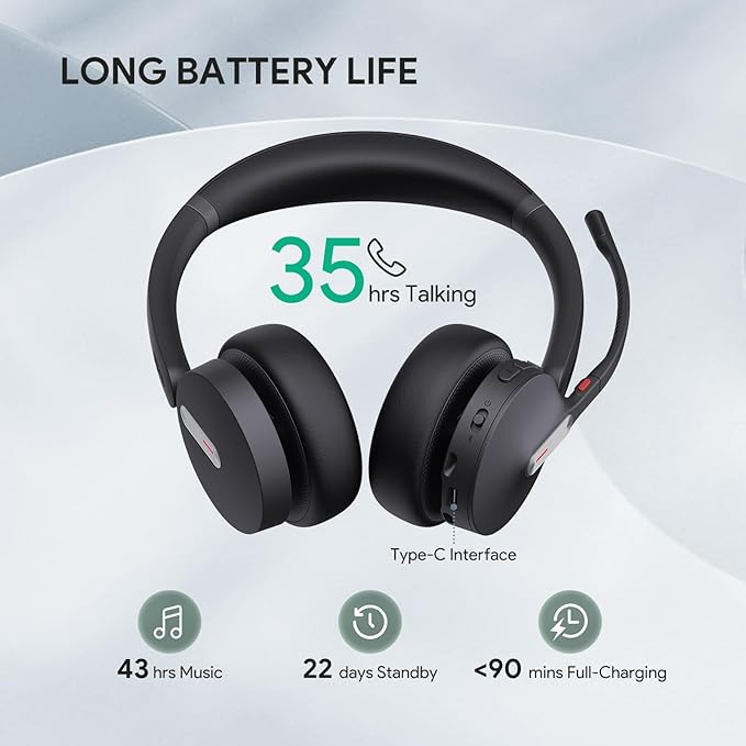 Auriculares USB-A Yealink BH70 Duo UC