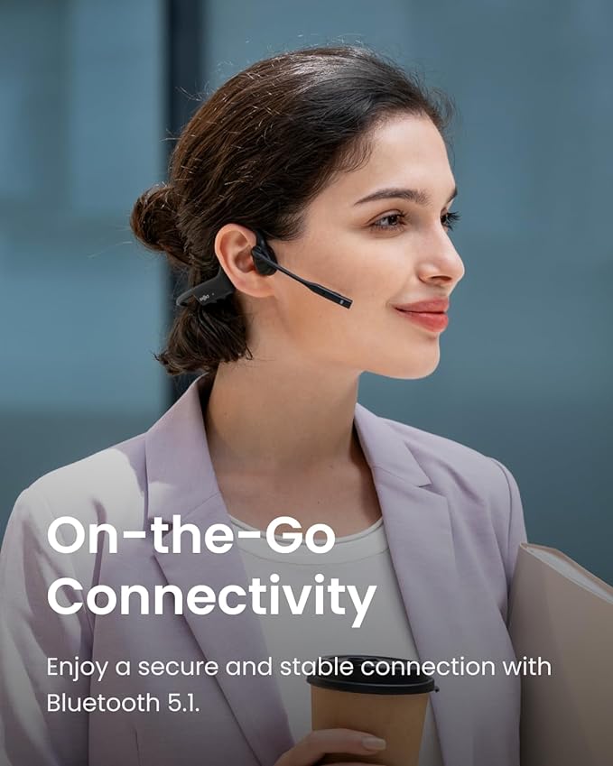 Shokz OpenComm 2 Noise-Canceling Bone Conduction Stereo Bluetooth Headset - MPN: C110-AN-BK-US