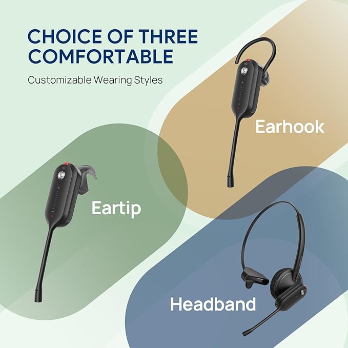 Auriculares inalámbricos convertibles DECT Yealink WH63 E2 UC