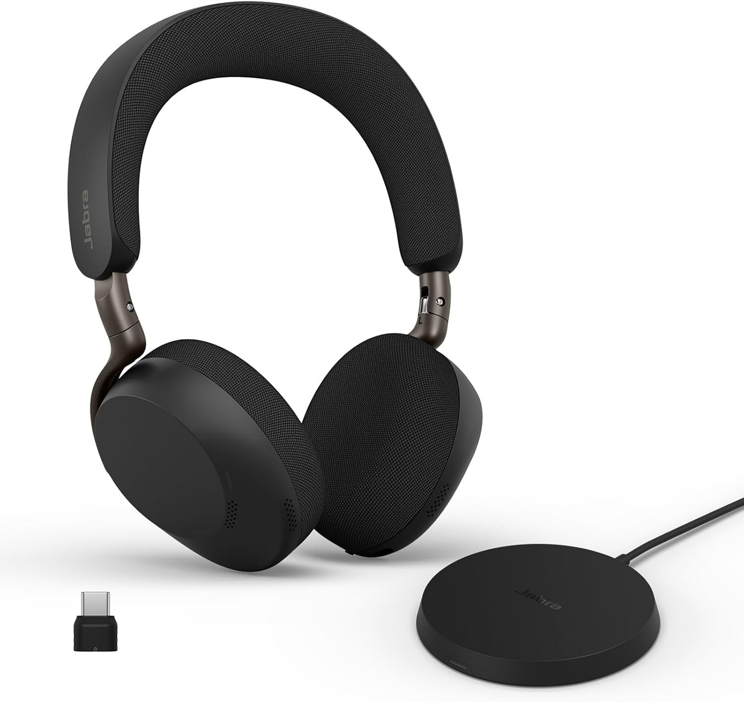 Evolve3 75 UC Link390c　ハイエンド　ヘッドセット Jabra Evolve3 75 UC Black Wireless Headset with Link390c + Charging Ba