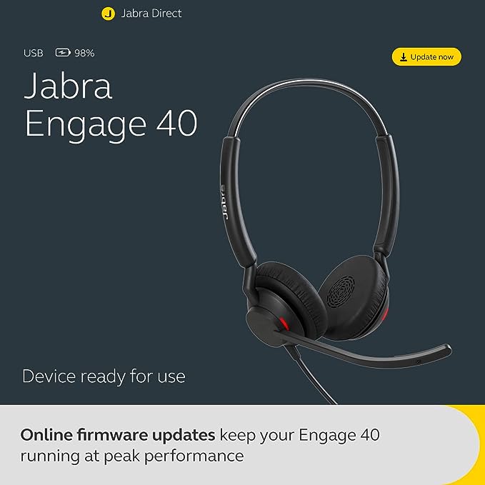 Jabra Engage 40 Stereo Headset USB-C (UC) - MPN: 4099-410-299