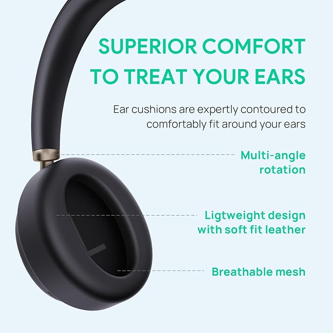 Auriculares UC Yealink BH76 Plus con cancelación activa de ruido (ANC) - USB-A