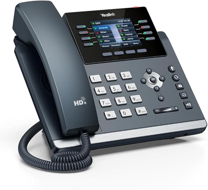 Yealink SIP-T44U 12- Line Feature Rich Business Phone - MPN: 1301214