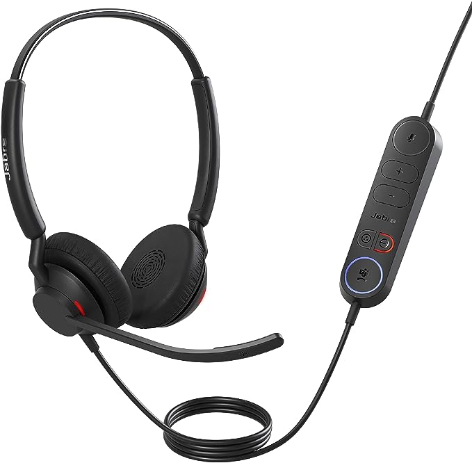 Jabra Engage 40 Stereo Headset with inline link USB-C/A (MS) - MPN: 40