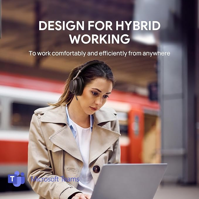 Auriculares UC Yealink BH76 Plus con cancelación activa de ruido (ANC) - USB-A