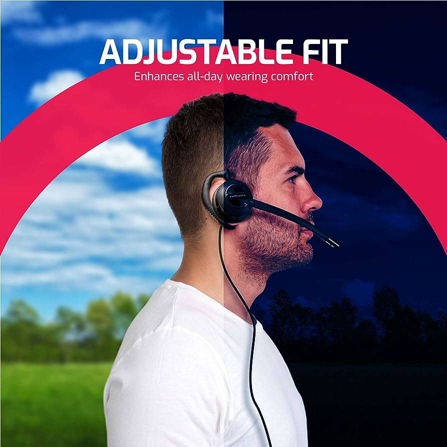Auriculares monoaurales convertibles 3 en 1 con cancelación de ruido Poly Encore Pro HW540