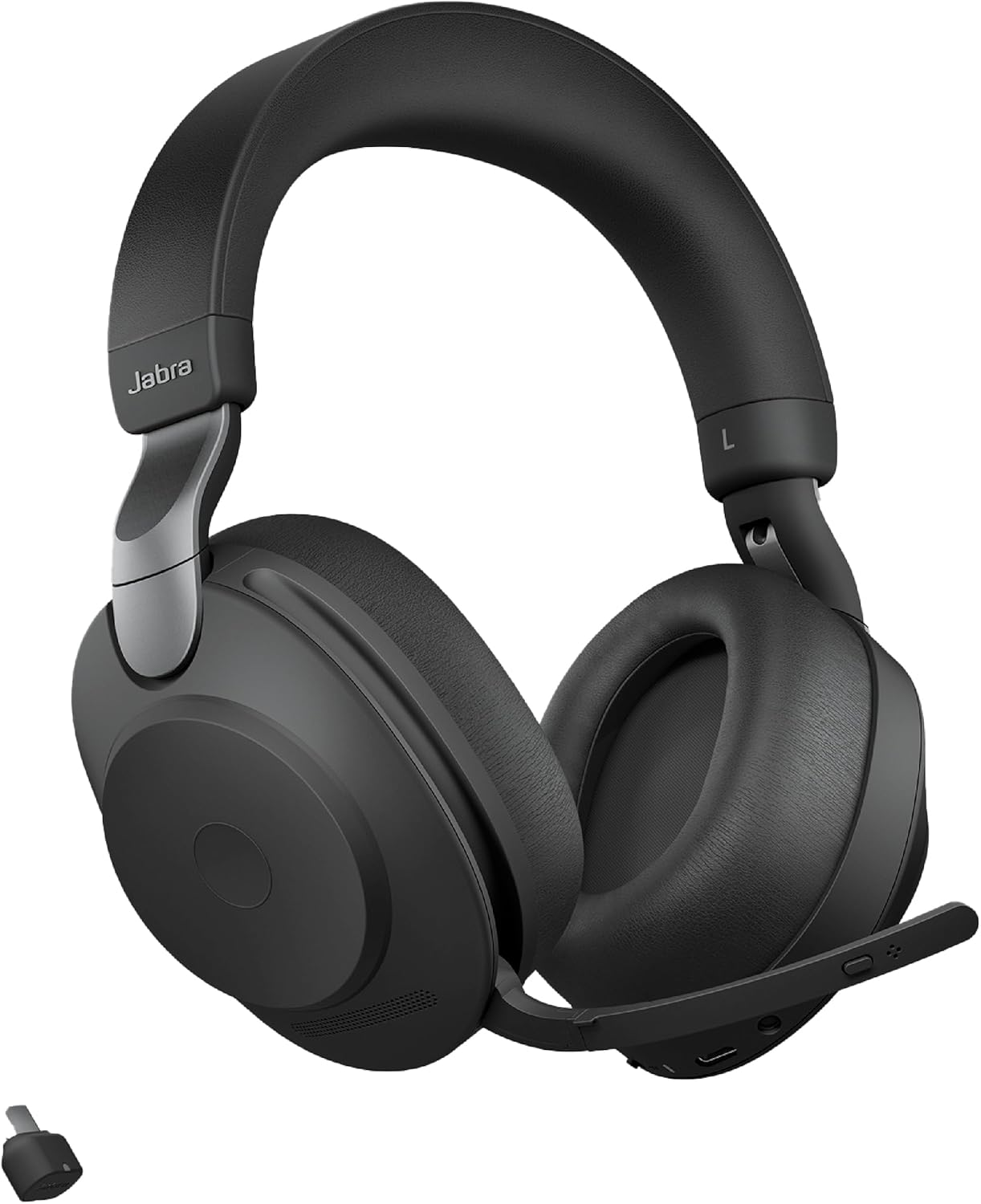 Jabra Evolve3 85 MS Black ANC Wireless Headset with Link390c - MPN: 38