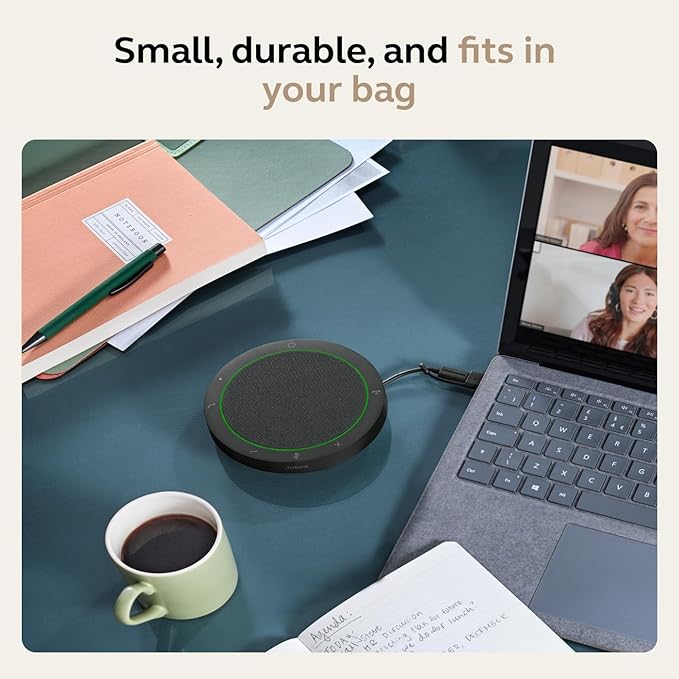 Jabra Speak2 75 - Altavoz para Microsoft Teams, color gris oscuro