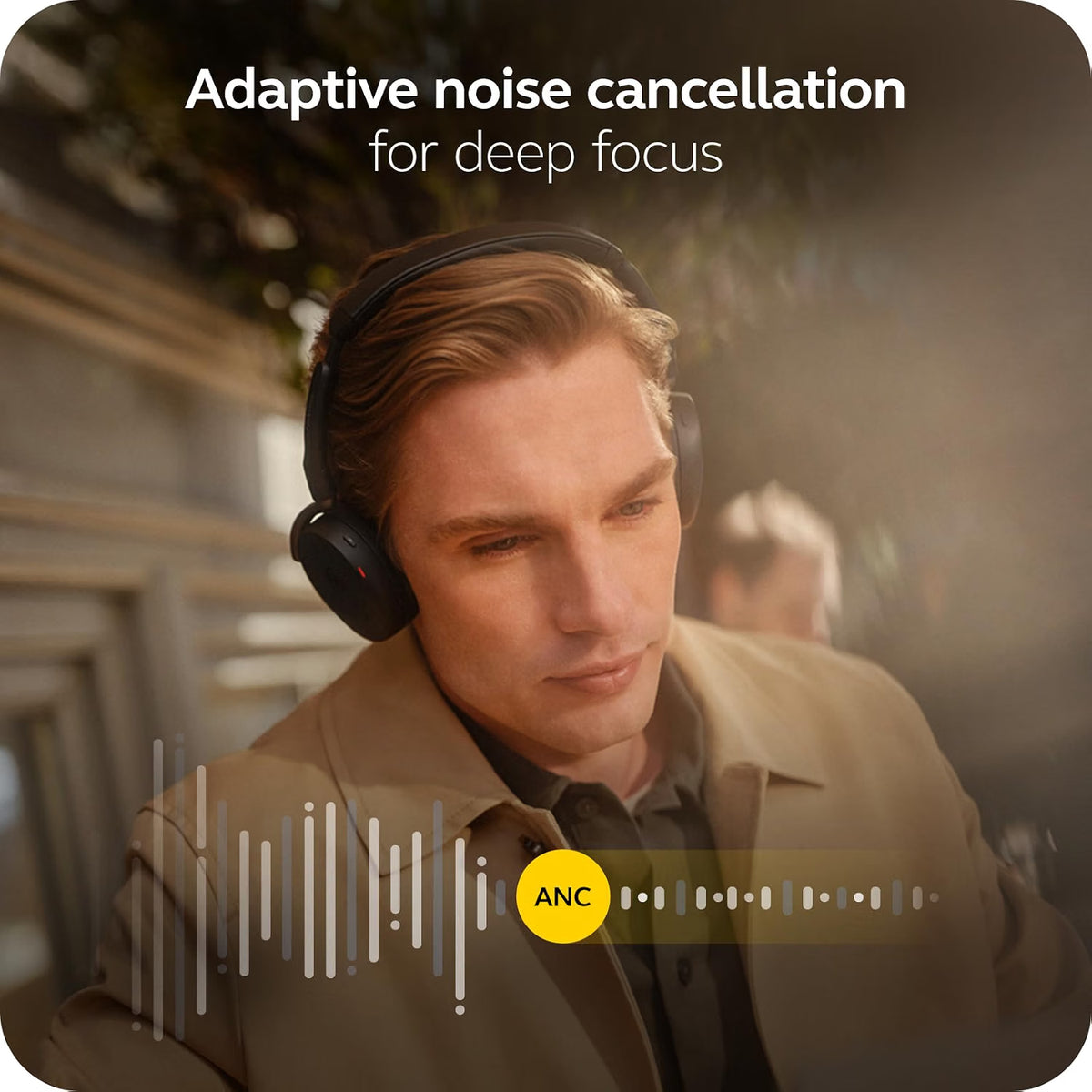 Jabra Evolve3 65 Stereo Flex MS Wireless Headset with Charge Stand (USB-A) - MPN: 36699-999-989