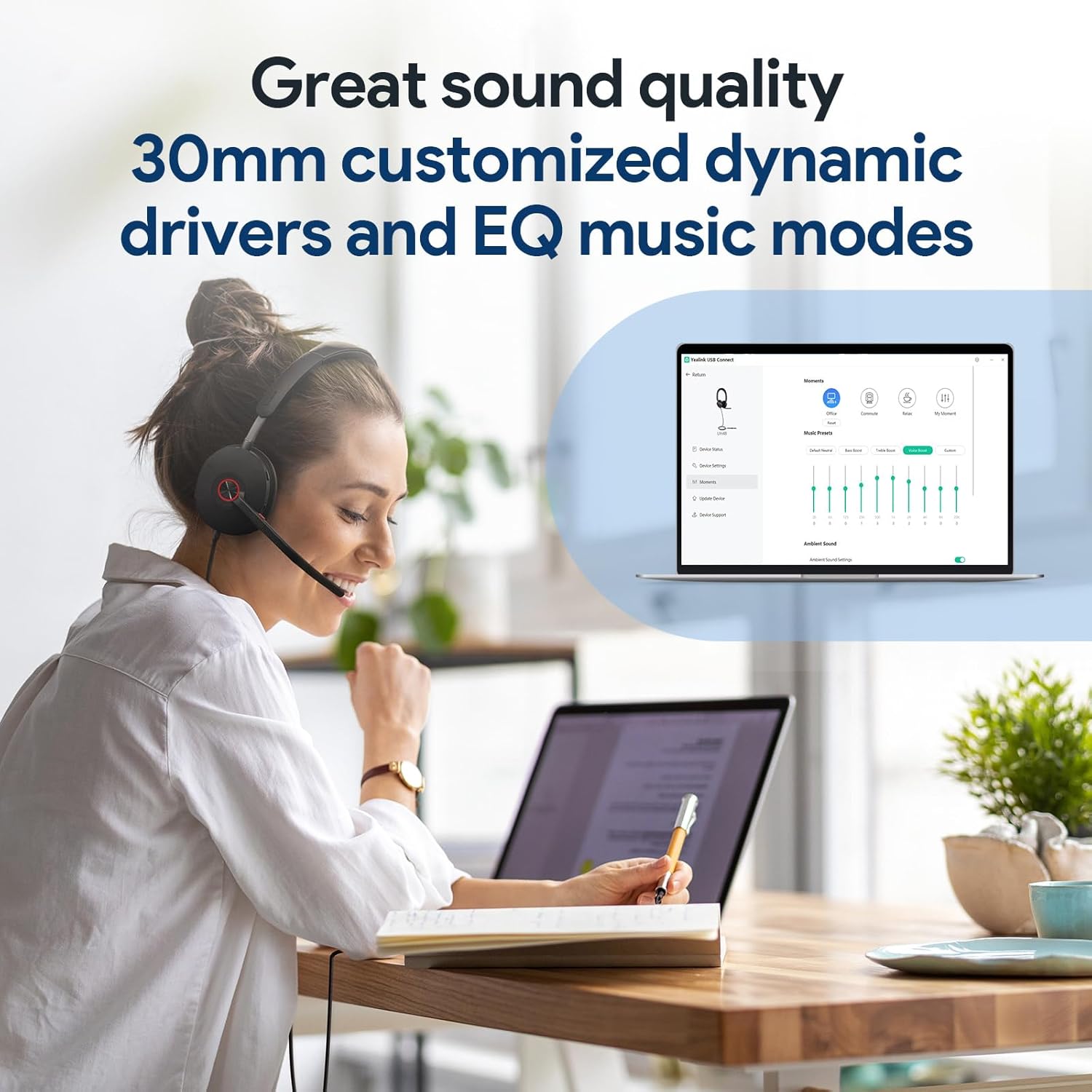 Yealink UH48 ANC Dual UC USB-A/C Headset - MPN: 1308152