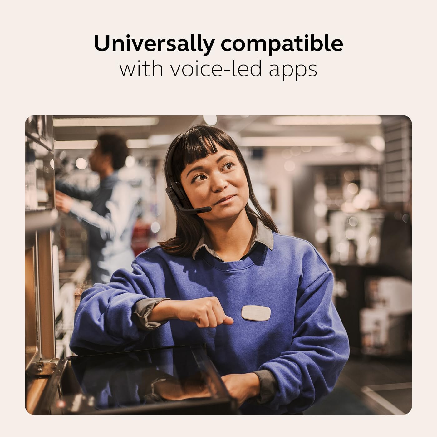 Jabra Perform 75 Wireless Bluetooth Headset PTT (Push to Talk Headset) MPN: 5111-119