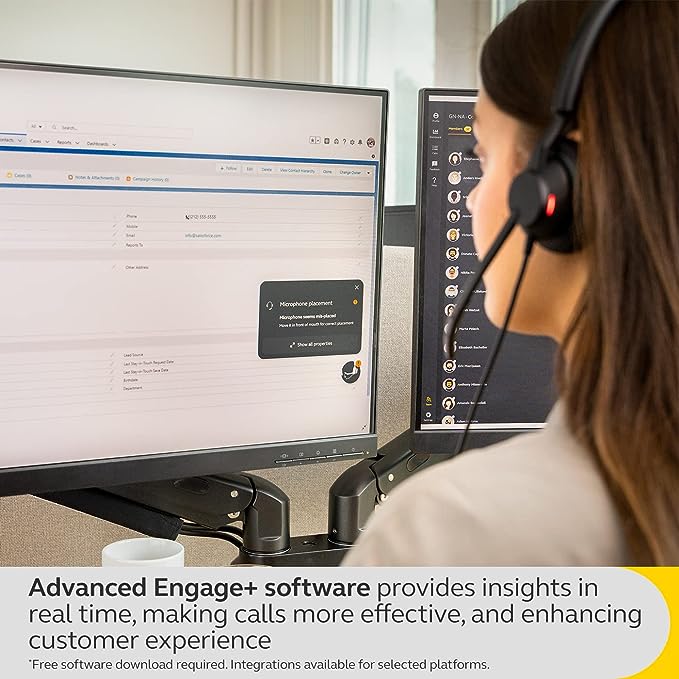 Jabra Engage 40 Mono Headset with inline link USB-C (MS) - MPN: 4093-413-299