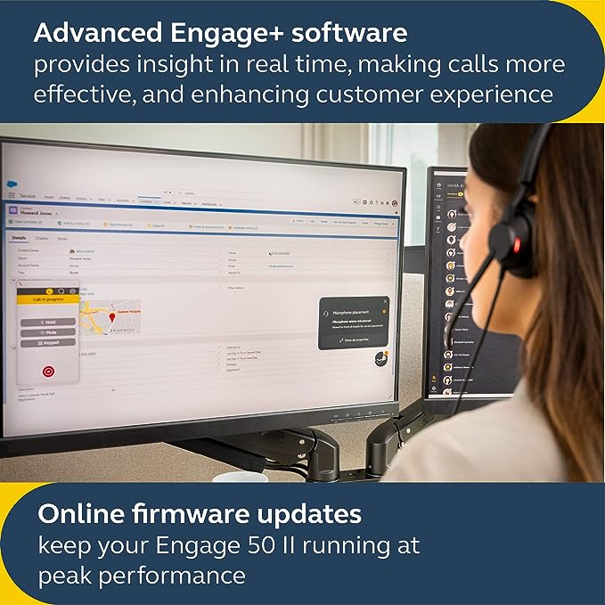 Auriculares mono Jabra Engage 50 II con enlace USB-A (UC)