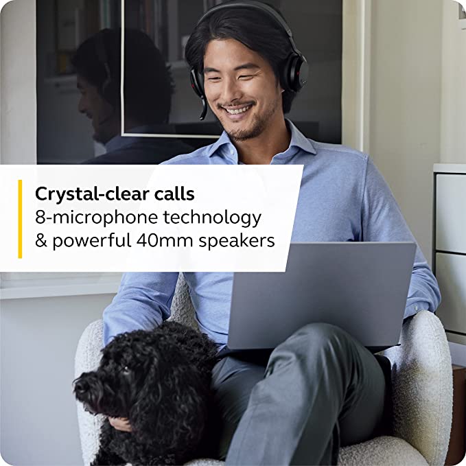 Jabra Evolve2 75, Wireless Headset, Link380C, UC Stereo, Black - MPN: 27599-989-899