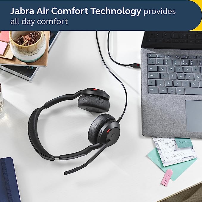 Jabra Evolve2 50 Duo USB-C (MS) - MPN: 25089-999-899