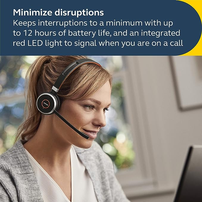 Jabra Evolve 65 SE Mono USB-A (UC) - MPN: 6593-839-409