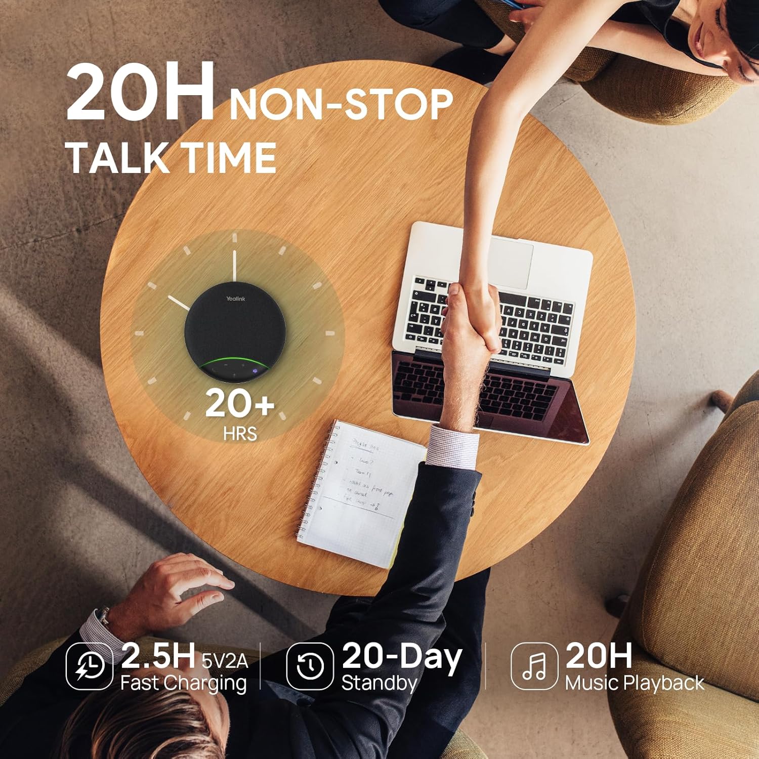 Yealink SP92 USB-A/C Speakerphone (With Dongle) - MPN: 1308169