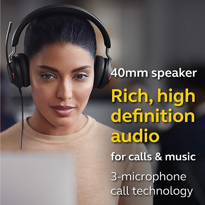 Auriculares con cable Jabra Evolve2 40 SE USB-A UC estéreo