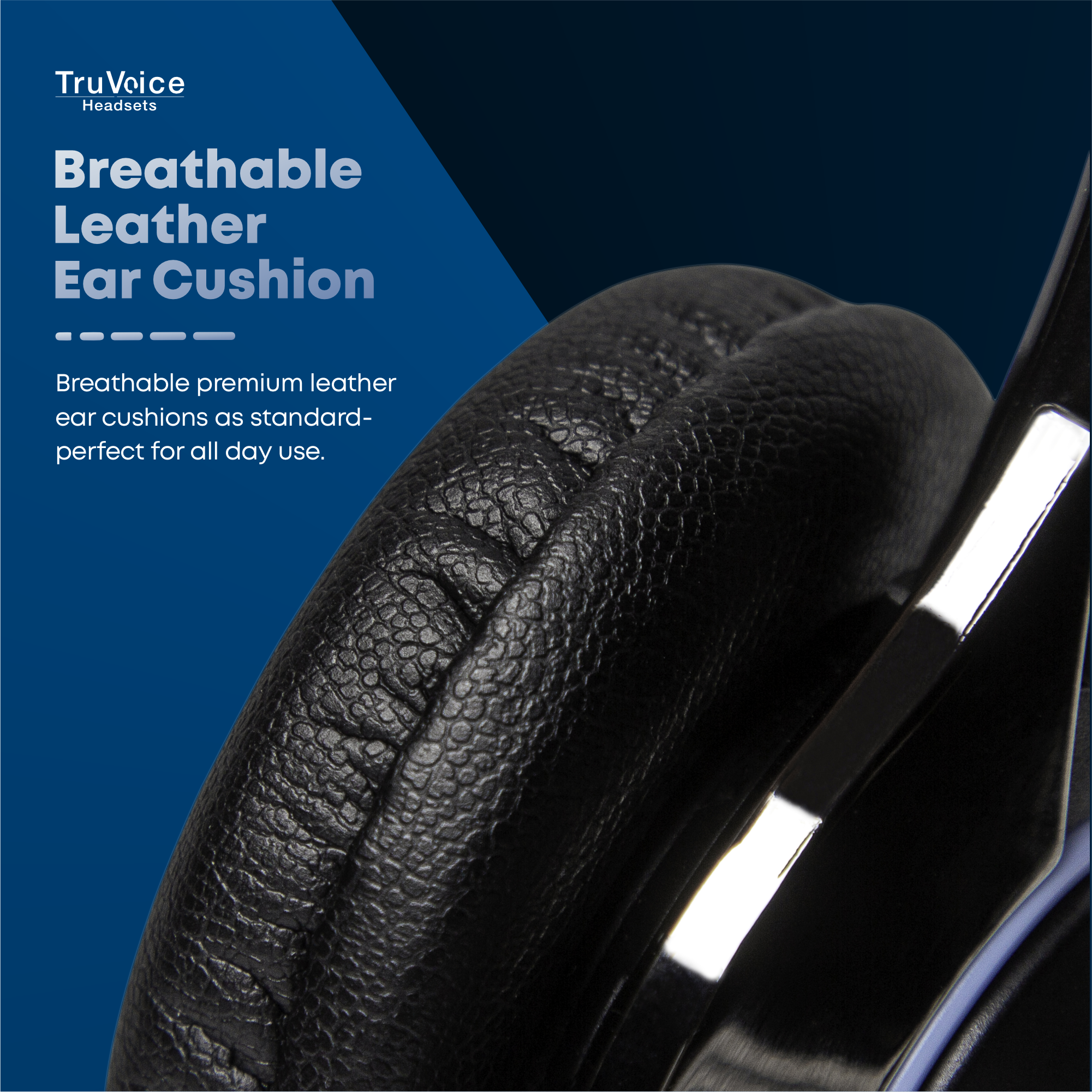 TruVoice HD-550 Double Ear Noise Canceling Headset Including QD Cable for Yealink Phones