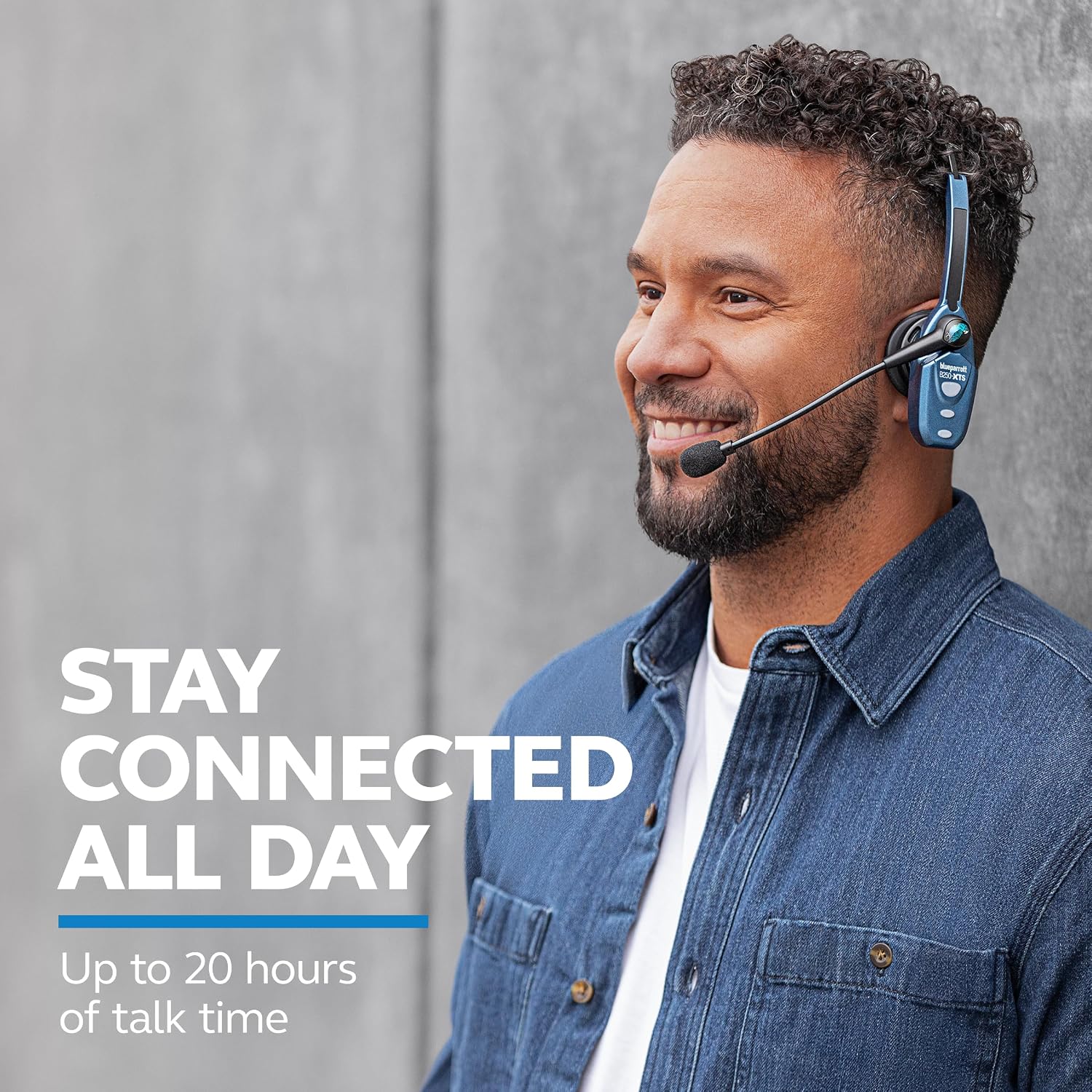 BlueParrott B250-XTS SE Bluetooth Wireless Trucker Headset - MPN: 204426