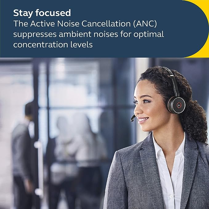 Jabra Evolve 75 SE Stereo USB-A with Charging Stand (MS) - MPN: 7599-842-199