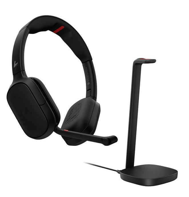 HP Poly Focus 625 Stereo Bluetooth Wireless Headset with Charging Stand (USB-A/C) - MPN: C56XXAA#AC3