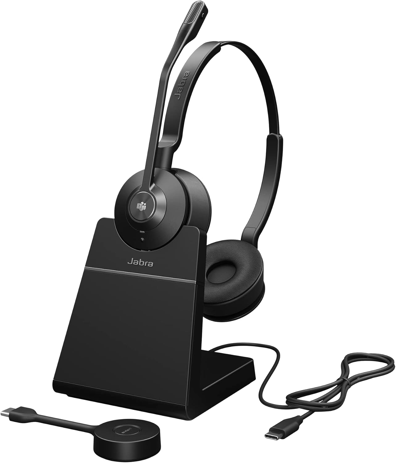 Jabra Engage 55 SE Stereo Wireless Headset USB-C With Charge stand (UC) - MPN: 9659-435-125