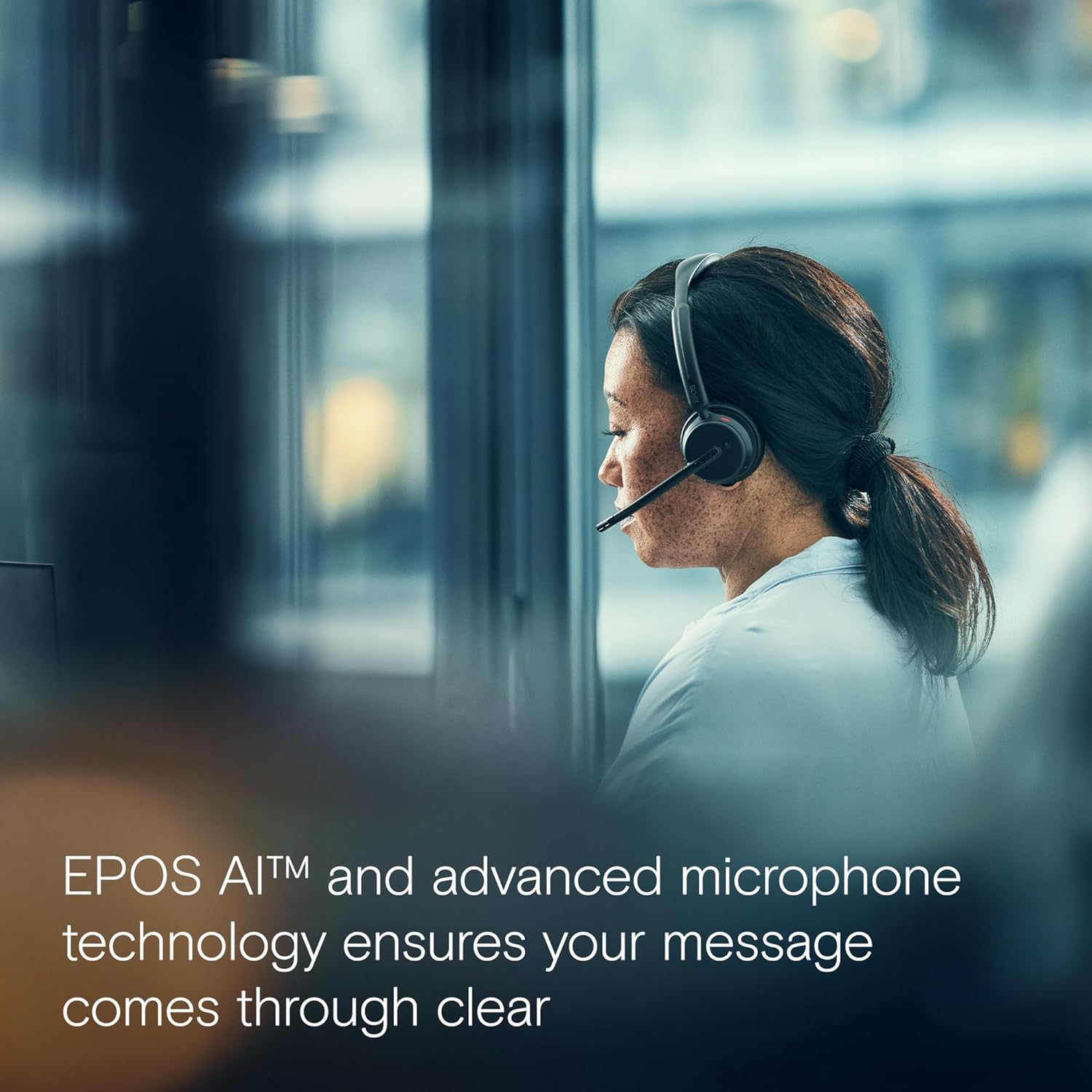 Epos IMPACT 500 Duo Teams ANC Wireless headset - Includes USB-C Dongle with USB-A Adapter MPN: 1001490