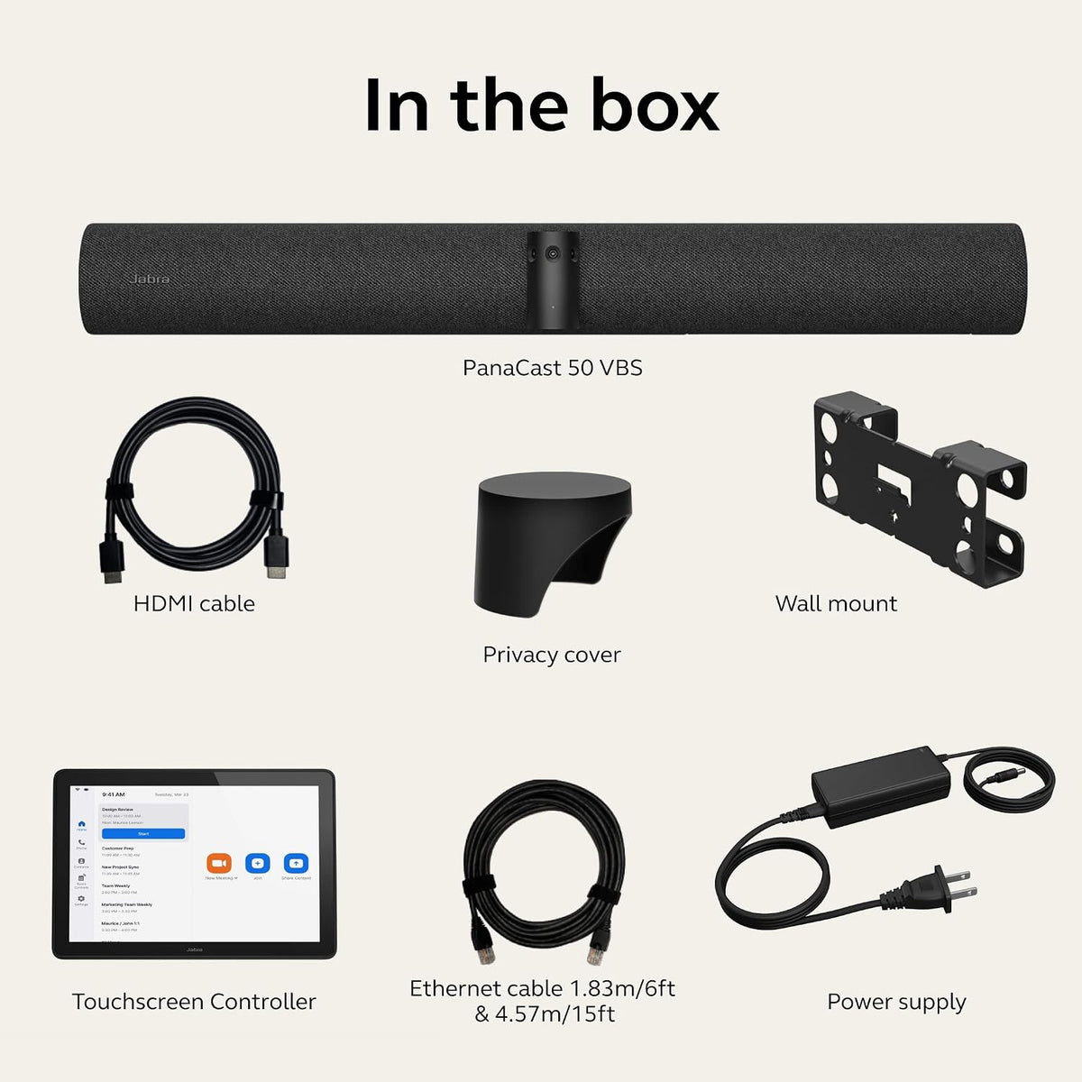 Jabra Panacast 50 MS Teams VBS Video Bar System - MPN: 8501-232