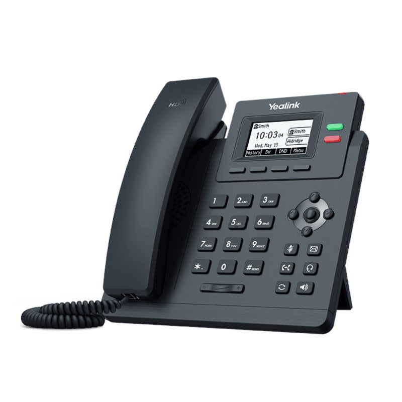 Yealink SIP-T31G 2- Line Entry Level Gigabit IP Phone - MPN: 1301044