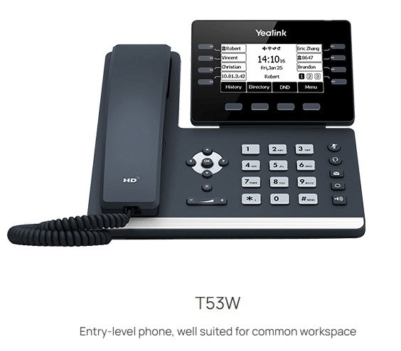 Yealink SIP-T53 12- Line Smart Business Phone - MPN: 1301086