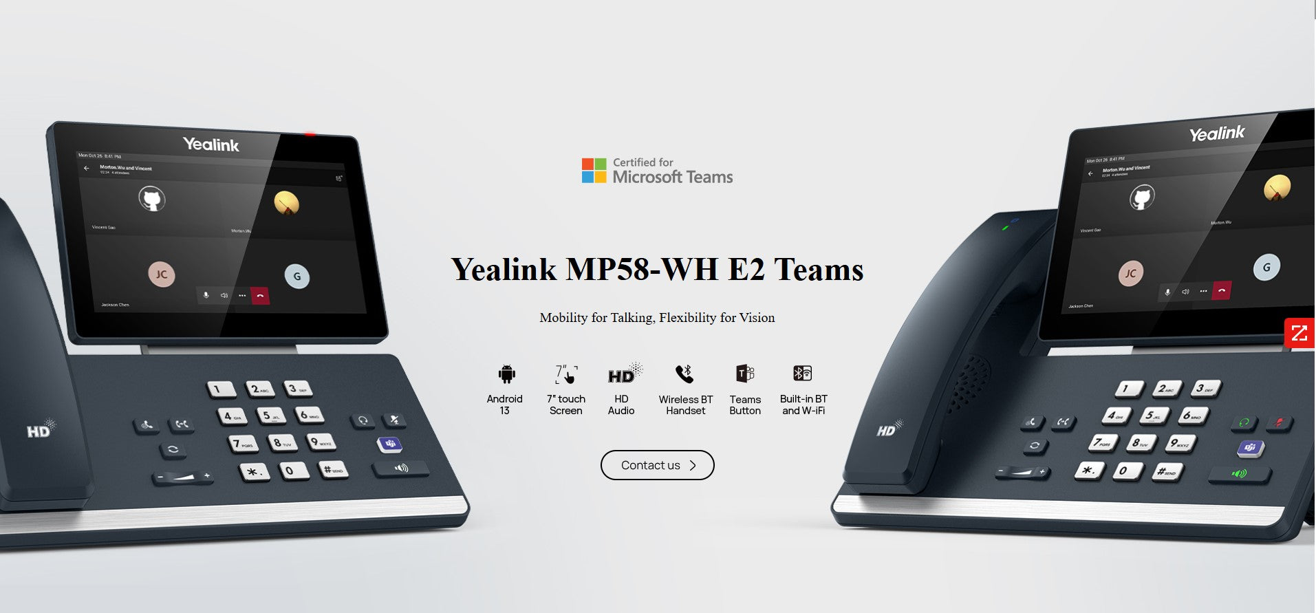 Yealink MP58-E2 Premium Phone for Teams - MPN 1301015