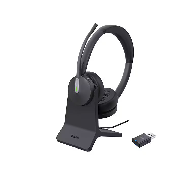 Yealink WH64 Hybrid Duo DECT / Bluetooth Wireless Headset with Charging Base - Teams Certified 1208697