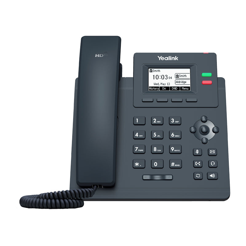Yealink SIP-T31G 2- Line Entry Level Gigabit IP Phone - MPN: 1301044
