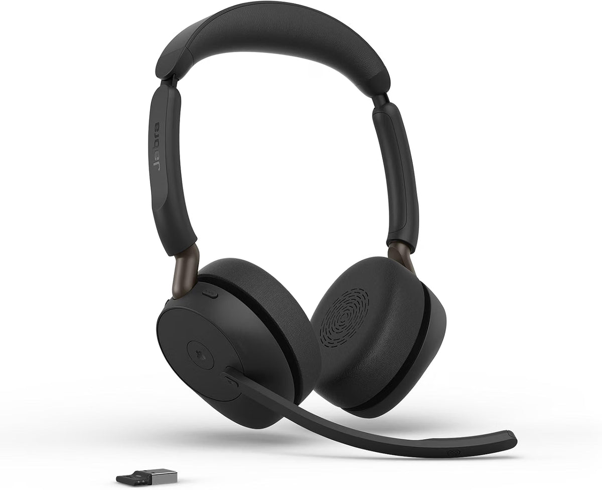 Jabra Evolve3 65 Stereo UC Wireless Headset (USB-A) - MPN: 36599-989-999