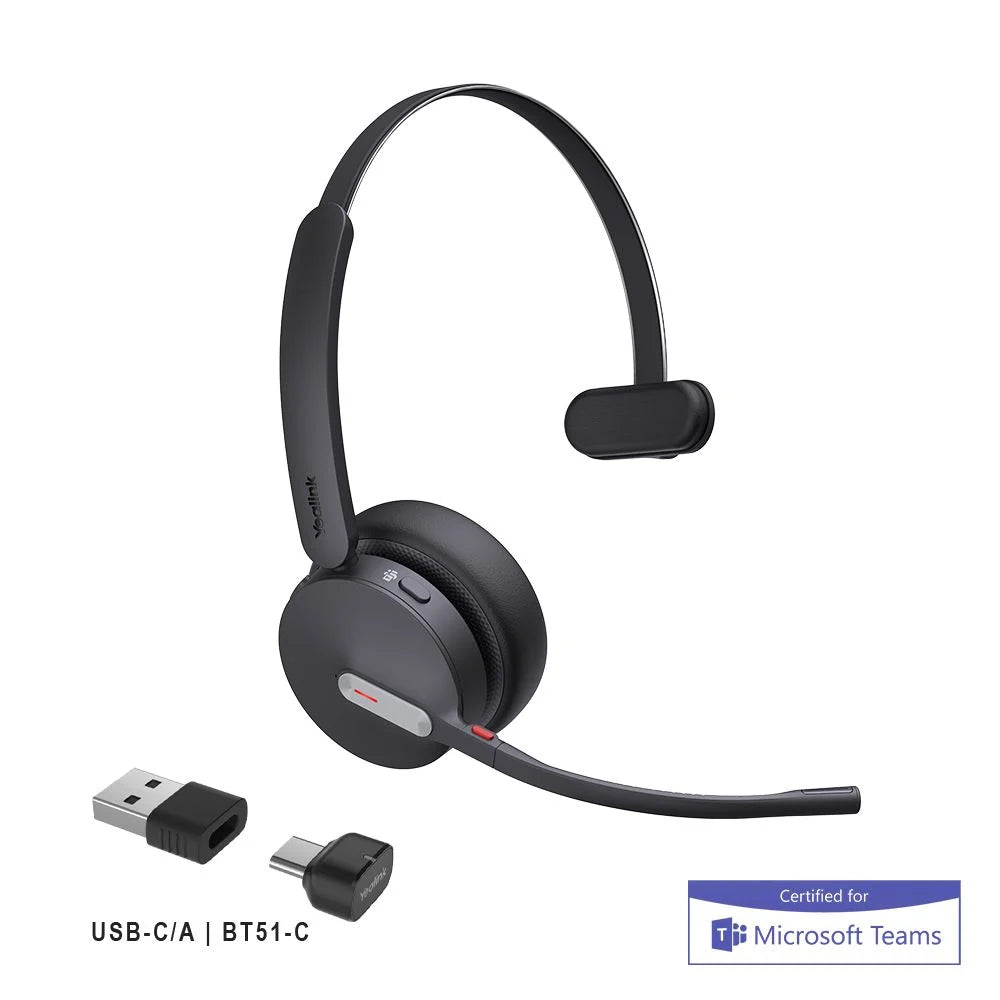 Yealink BH70 Mono Teams USB-A/C Headset - MPN: 1208705