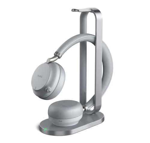Yealink BH72 con soporte de carga UC gris claro USB-C