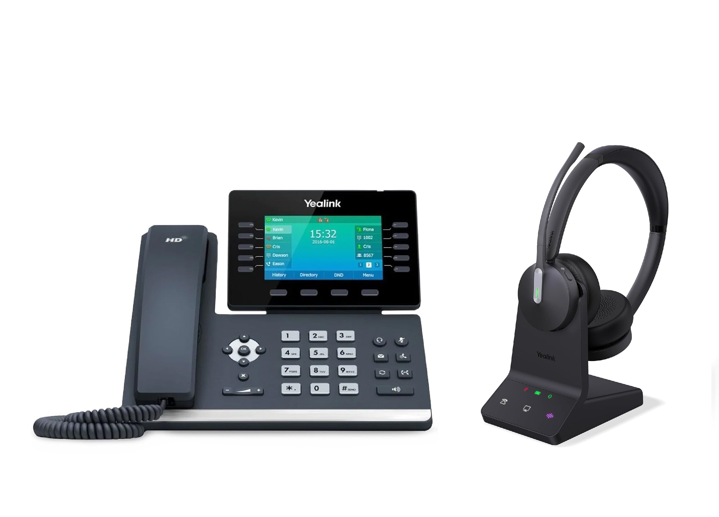 Yealink T54W Phone and WH64 Duo Dect Wireless Bundle