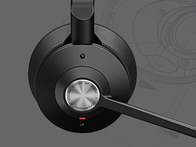 Jabra Engage 55 USB-A MS Stereo Wireless On Ear Computer Headset with Charging Stand, Black - MPN: 9559-455-125