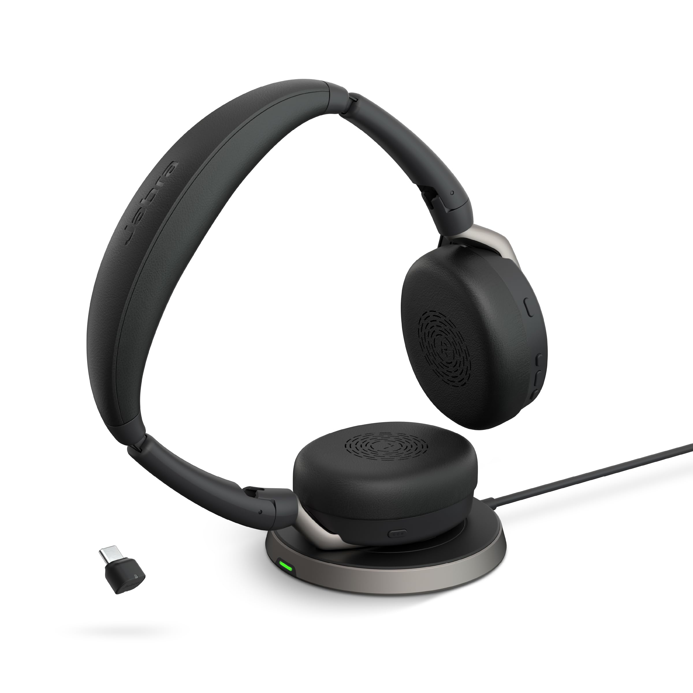 Jabra Evolve2 65 Flex type c 充電スタンド付き Jabra Evolve2 65 Flex Wireless Stereo Headset With charging