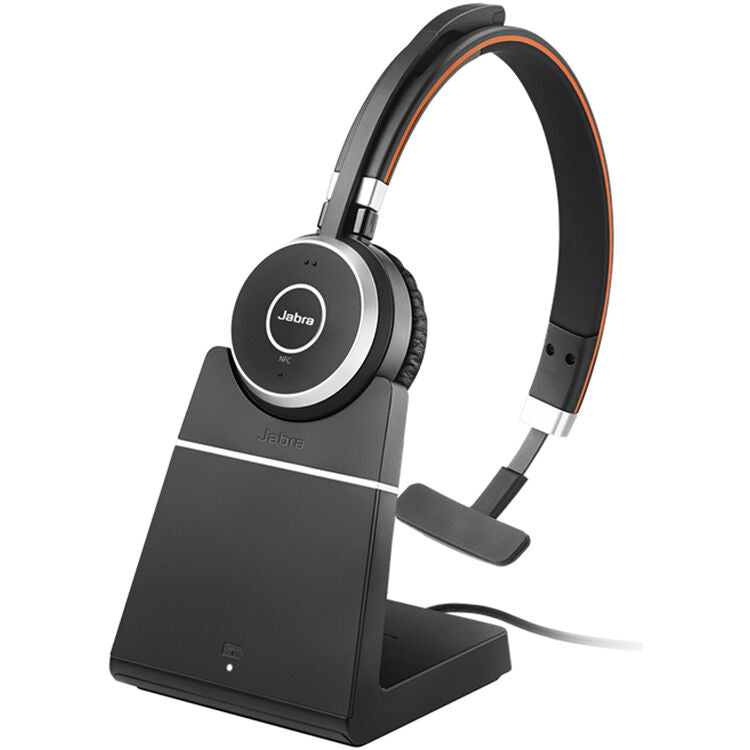 Jabra Evolve 65 SE Mono USB-A With Charging Stand (MS) - MPN: 6593-833