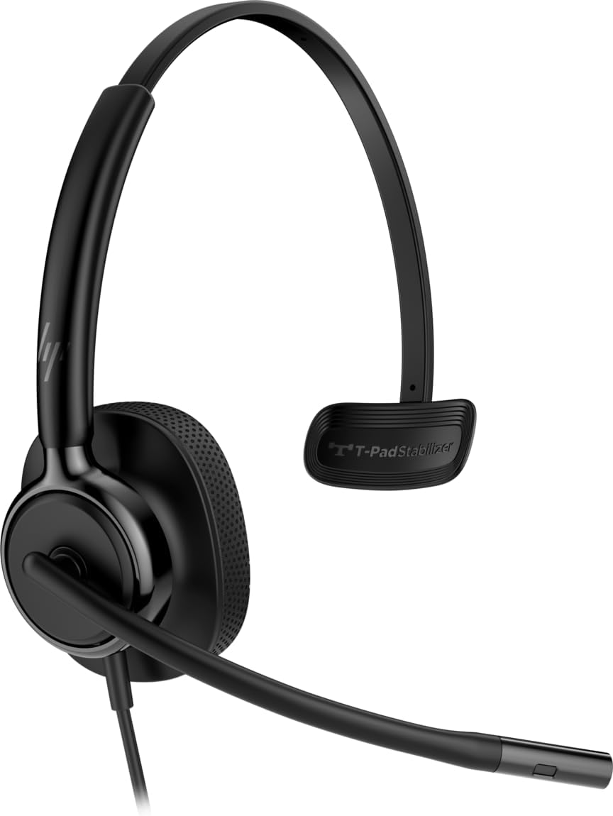 Poly Mission 415 Single Ear Teams Wired Headset - USB-A/C (C01B2AA#AC3)