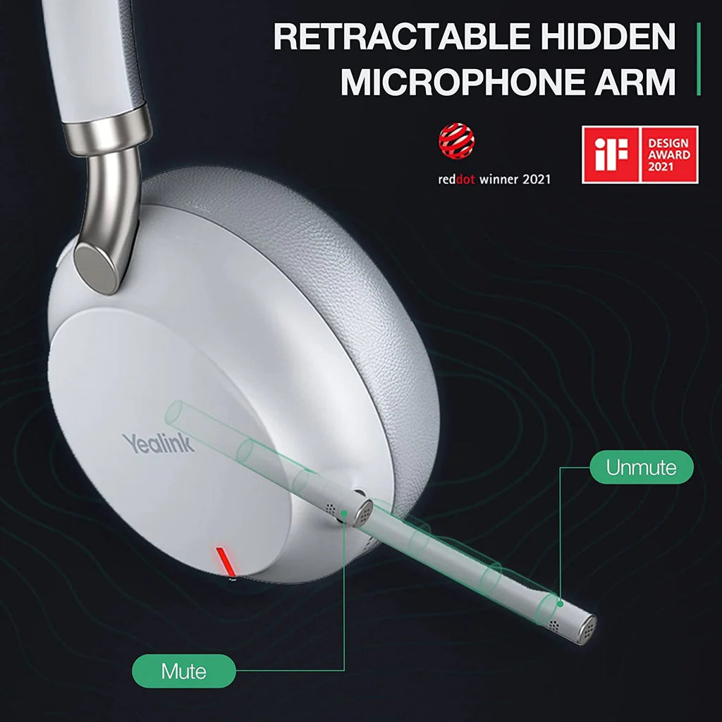 Auriculares inalámbricos Yealink BH72 Lite Teams gris claro USB-A