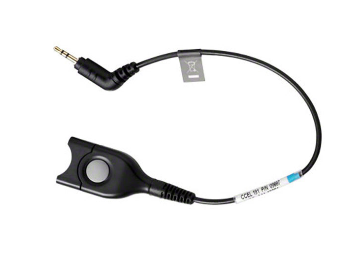 Cable estándar EPOS CCEL191 de base ED a 2,5 mm de 3 polos