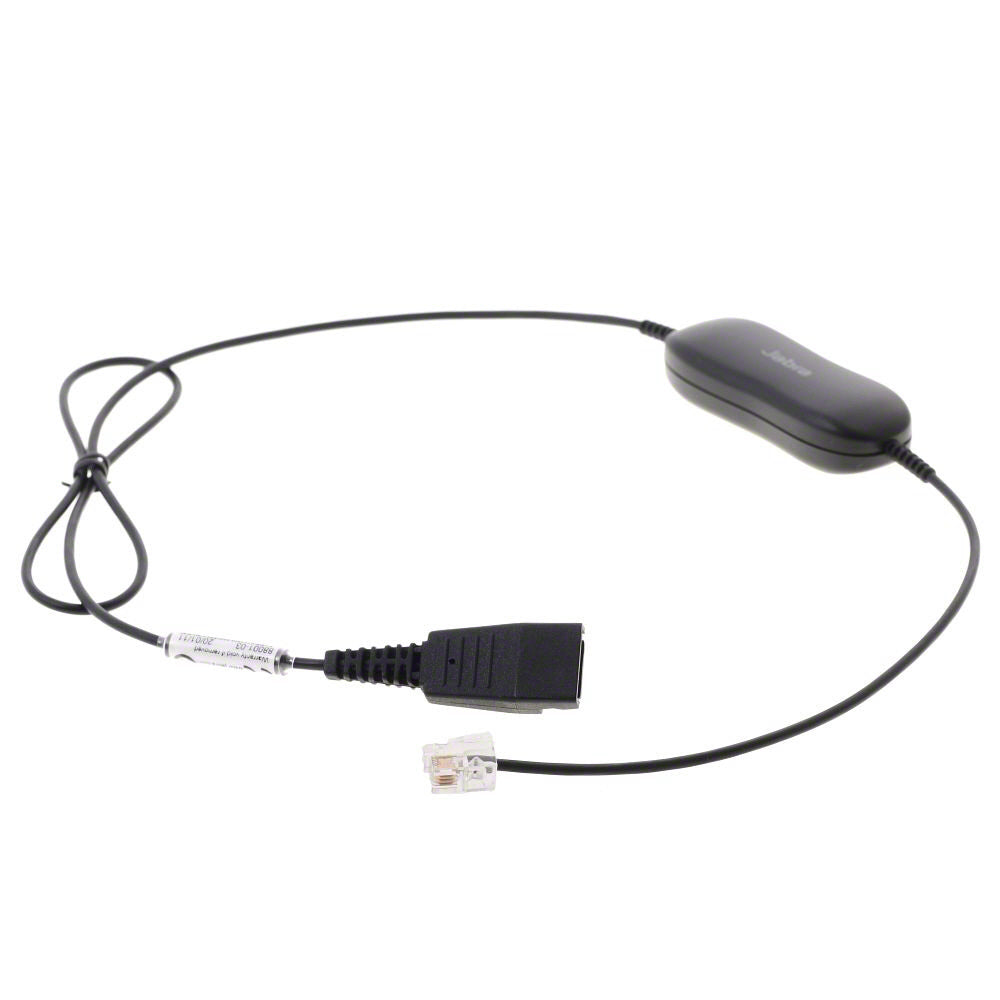 Jabra GN1216 QD-Kabel Für Avaya Telefone – Quick-Disconnect, Mit Lautstärkeregler, Für Headsets
